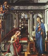 Fra Filippo Lippi The Annunciation   ttt Norge oil painting reproduction